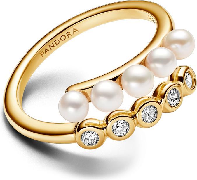 Produktbild Pandora Duo Behandelte Süsswasserzuchtperlen Ring (58)