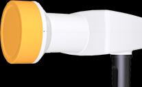 Actual product image inverto Unicable II signal converter (Quattro LNB, 40mm)