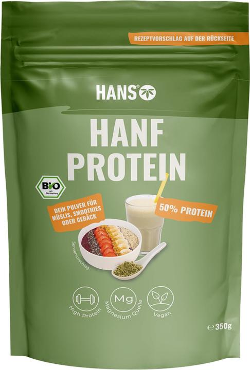 Image du produit Hans Brainfood Protéine de chanvre (Neutre, 350 g)
