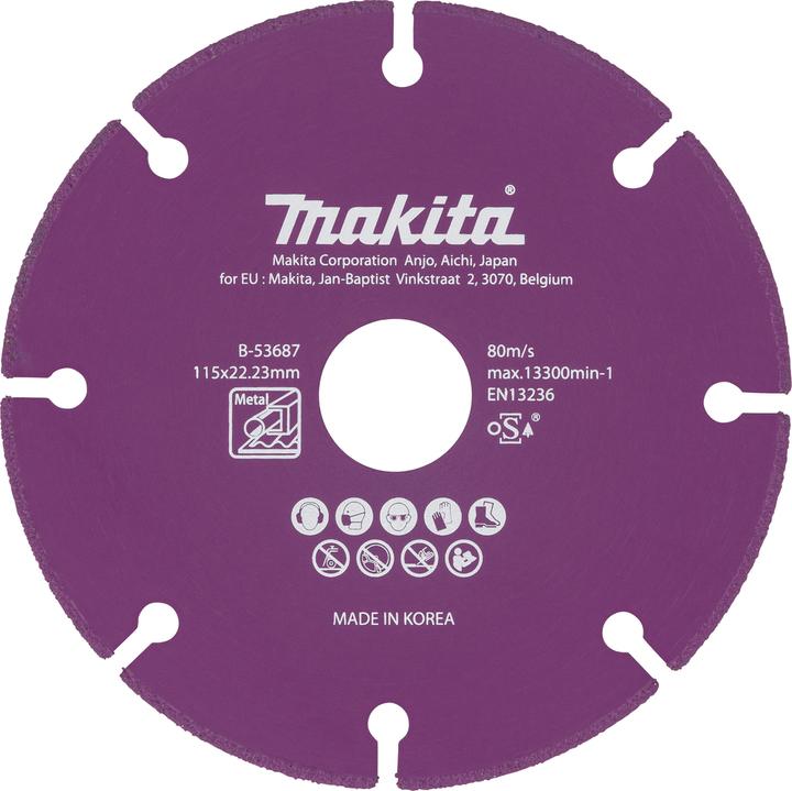 Immagine prodotto Makita Disco diamantato per Smerigliatrice angolare 115/22,23