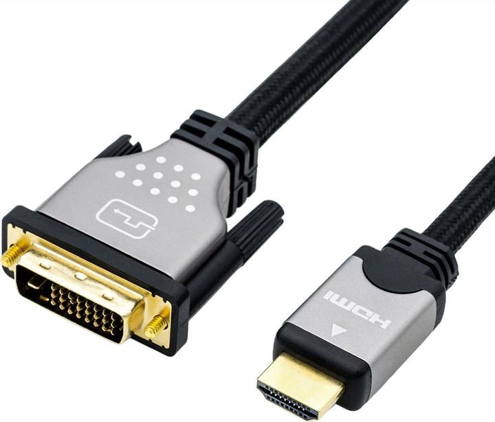 Roline DVI — HDMI (Typ A) (1 m, DVI, HDMI)