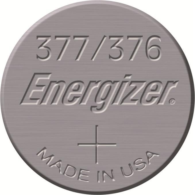 Actual product image Energizer Silver Oxide 377/376 (1 pcs., SR66, 24 mAh)