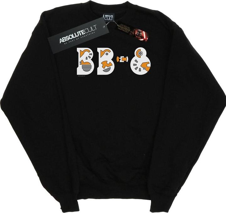 Star Wars The Rise Of Skywalker BB8 Text Logo Sweatshirt (S)