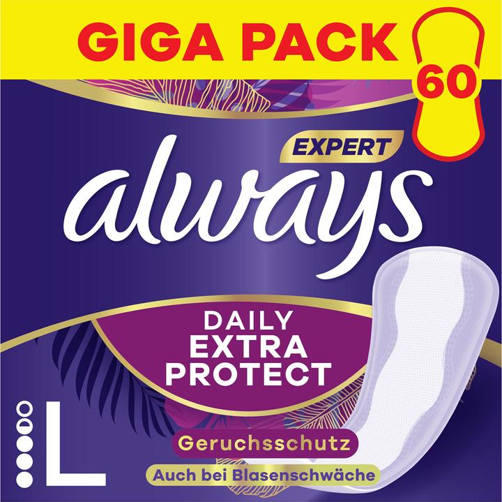 Produktbild Always Expert Daily Extra Protect (60 x, Slipeinlagen)