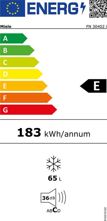 Energie-Label Miele FN 30402 i (Einbau, 65 l)