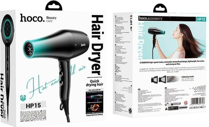 Image du produit Hoco Other hair dryer with hot and cold air HP15 gradient blue