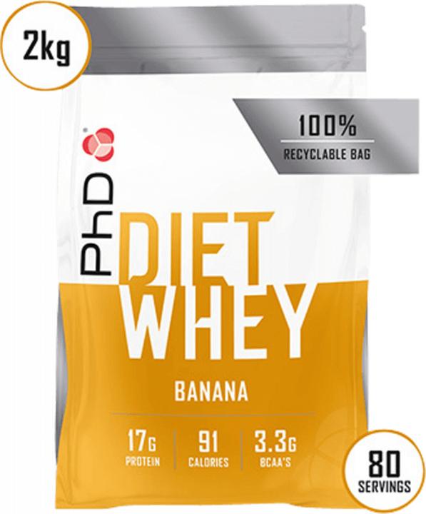 Produktbild PhD Nutrition Diet Whey (Banane, 1 Stk., 2000 g)
