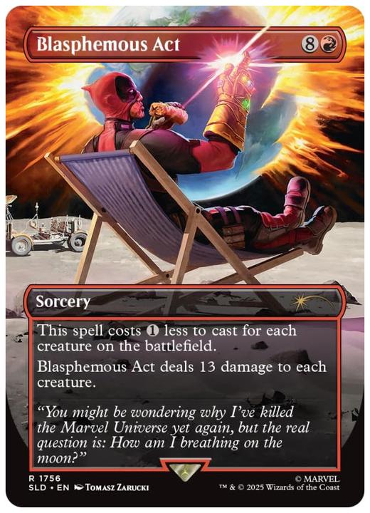 Actual product image Magic the Gathering Secret Lair x Marvel's Deadpool (English, Booster Pack)