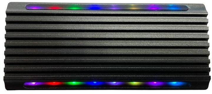 Actual product image LC-Power USB3.2 LC-M2-C-NVME-4 f. M.2 SSD drive housing (M.2)
