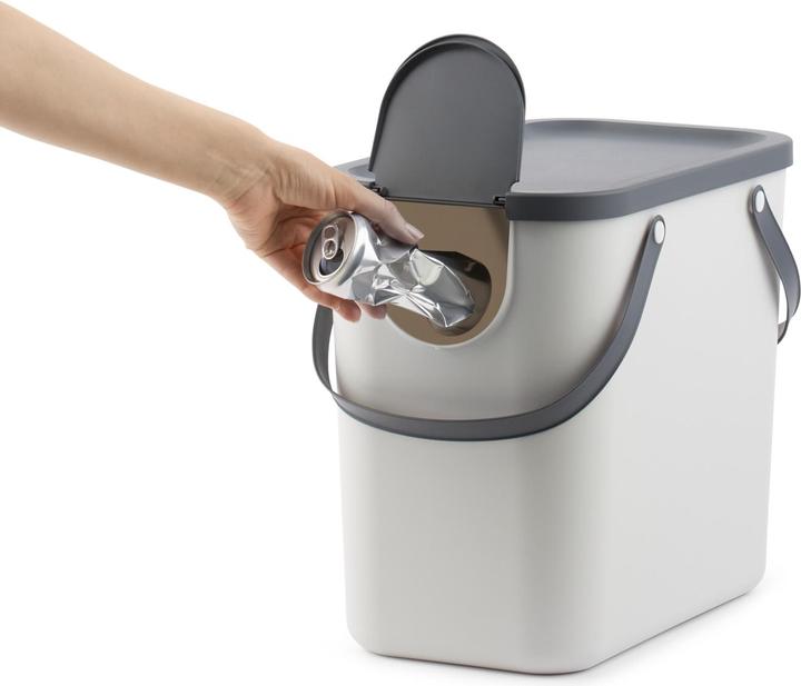 Produktbild Rotho Mülleimer ALBULINO, 25L, weiss sp. (25 l)