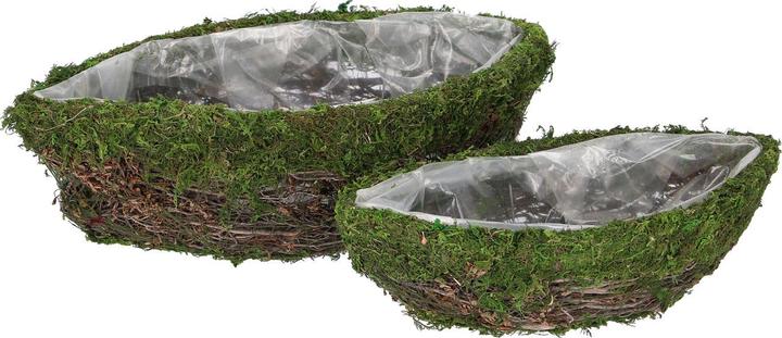 Immagine prodotto Natura Punto Set di 2 cachepot o ciotole decorative in materiali naturali