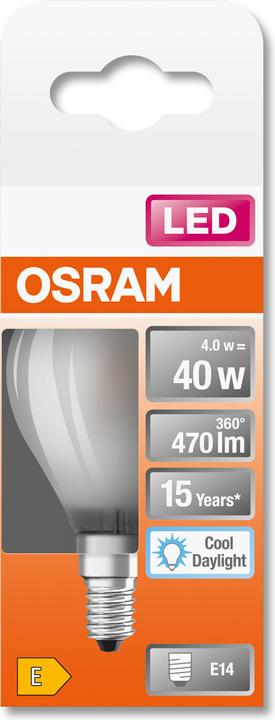 Immagine prodotto Osram Star Classic (E14, 4 W, 470 lm, 1 x, E)