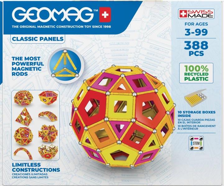 Actual product image Geomag Classic Panels RE Warm Masterbox 388 delig