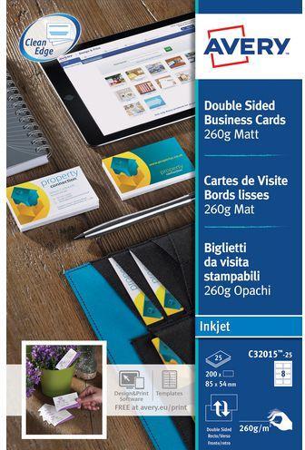 Productafbeelding Avery Premium visitekaartjes (260 g/m², 200 x, A4)