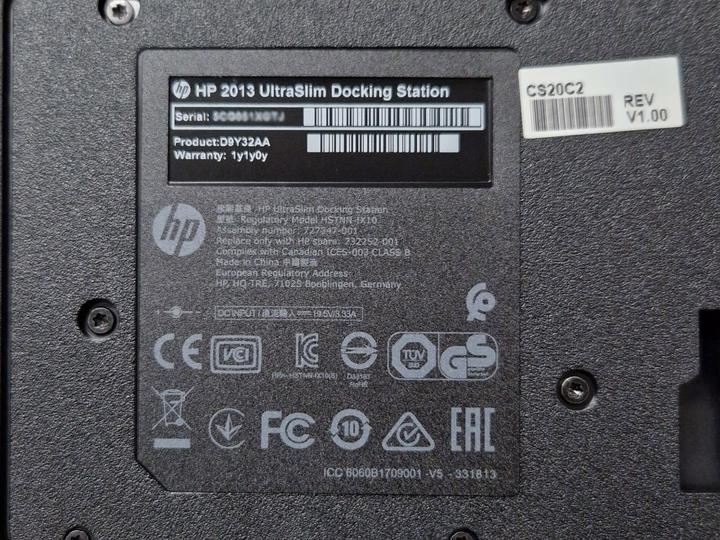 Produktbild HP UltraSlim Dockingstation (Docking Port, 10 Ports)
