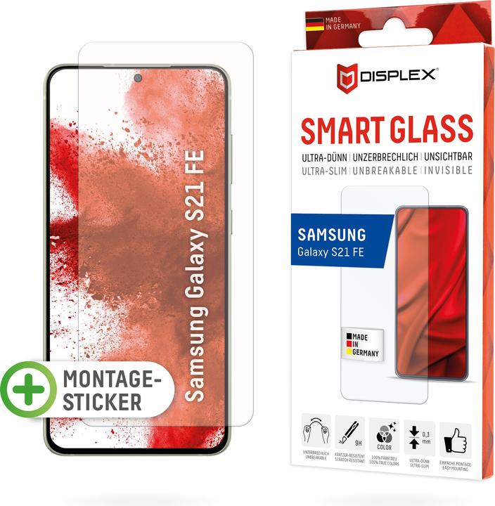 Produktbild Displex Smart Glass, Displayschutzfolie (1 Stück, Samsung Galaxy S21 FE)