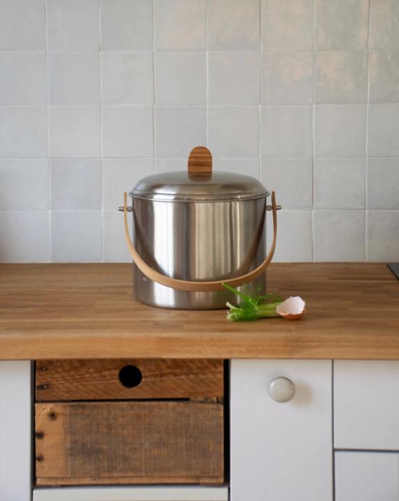 Actual product image Pebbly Compost bin with carbon filter (7 l)