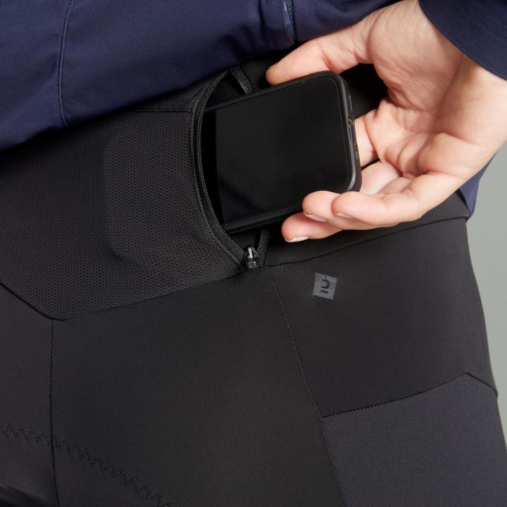 Immagine prodotto Rockrider Pantaloni 3/4 legging MTB donna nero (S)