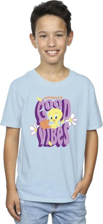 Image du produit Looney Tunes - T-shirt TWEEDAY SUNSHINE & GOOD VIBES - Garçon (128)