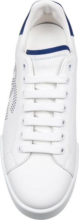Produktbild Dolce & Gabbana portofino light sneakers in white and blue leather (41)