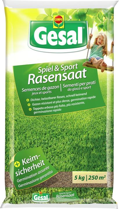 Produktbild Gesal Rasensaat Spiel und Sport (Rasensamen)