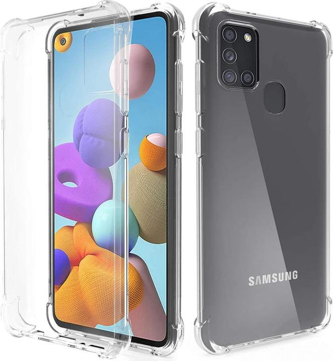 Actual product image Screenguard Samsung Galaxy A21s hull Crystal Soft Airbag Bumper (Samsung Galaxy A21s)