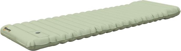 Produktbild Swisshandel24 Luftmatratze, Campingmatte, wasserabweisend, reissfest, mit Fusspumpe, Nylon, 200Lx60Bx10Hcm, Grün
