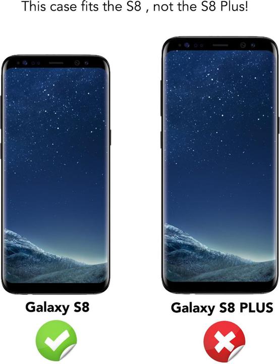 Image du produit Nalia Étui pour téléphone portable 360 degrés (Samsung Galaxy S8+)