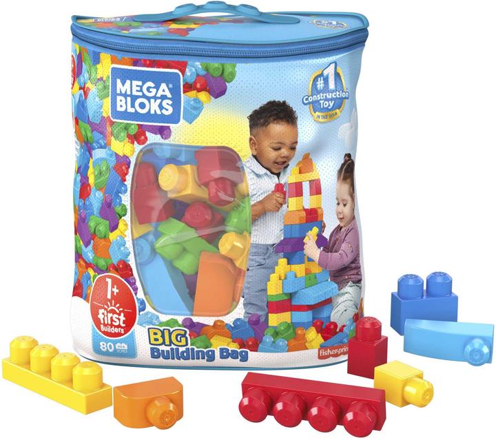 Produktbild Mega Bloks Bausteinebeutel bunt (80 Teile)