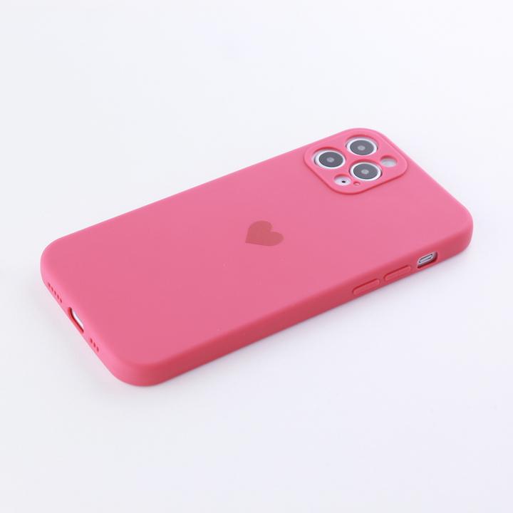 Produktbild PhoneLook Hülle Silikon Mat Herz (Apple iPhone 11 Pro Max)