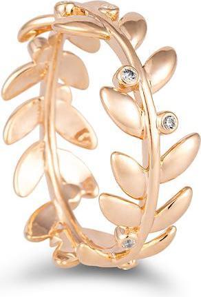 Actual product image Breuning RING - BRILL. 0,083 Ct. H/si (51, 585/14 K Gold)