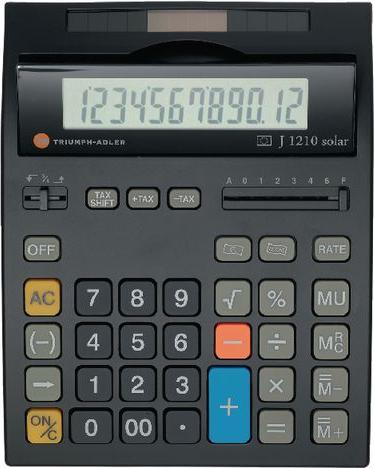 Image du produit Triumph-Adler Calculatrice de bureau J 1210 (Piles)