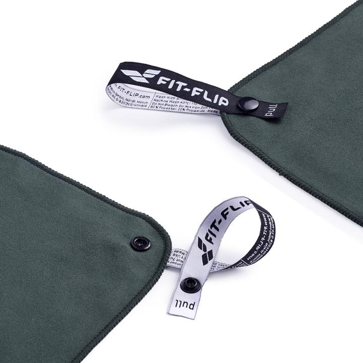 Immagine prodotto Fit-Flip Mikrofaser Handtuch schnelltrocknend mit Tasche 80x160cm (80 x 160 cm)