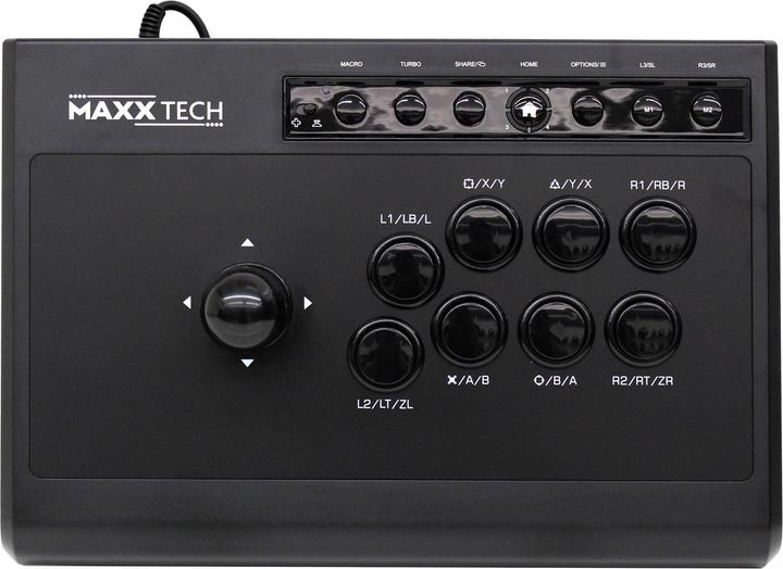 Produktbild Maxx Tech Multiplatform Arcade Fight Stick (Switch, Xbox One X, PC, Xbox One S, PS4, Android, PS3)