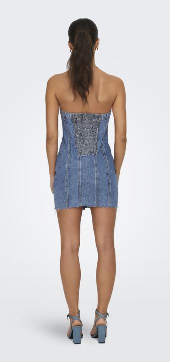 Image du produit Only Robe courte en jean moulante sans bretelles (XL)