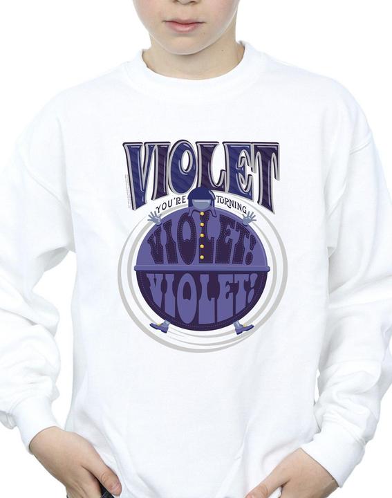 Produktbild Willy Wonka & the Chocolate Factory Violet Turning Violet Sweatshirt Jungen (152, 158)
