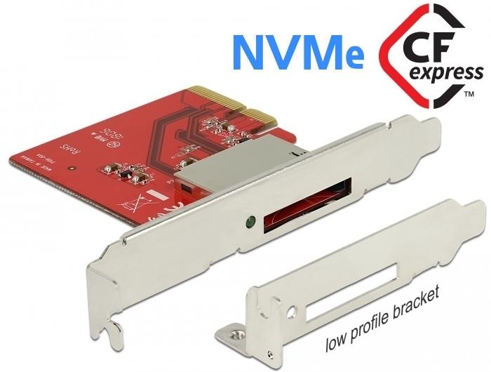 Image du produit Delock PCI Express > 1x slot CFexpress externe (PCI-E x4)