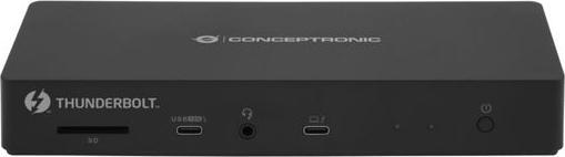 Immagine prodotto Conceptronic Dock 13-in-1 USB-C->HDMI,2xUSB-A,USB-C,GbE 96W (USB-C, 13 Porti)
