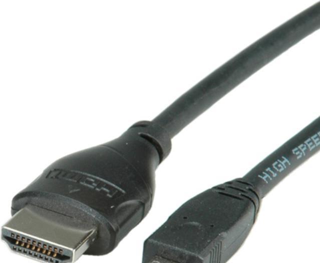 Immagine prodotto Roline micro HDMI (Typ D) — HDMI (Typ A) (2 m, HDMI)