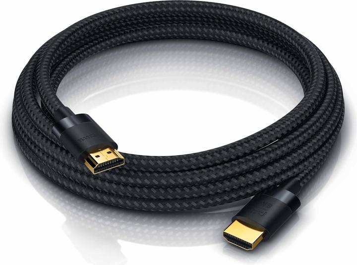 Image du produit Primewire Câble HDMI 2.1, 8K @ 120Hz / 4K @ 240Hz DSC, ultra haute vitesse, gaine en nylon, HDR, ARC (1 m, HDMI)