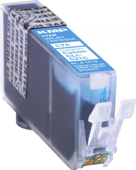 Immagine prodotto KMP C74 Cartuccia d'inchiostro compatibile con Canon CLI-521 C (C)