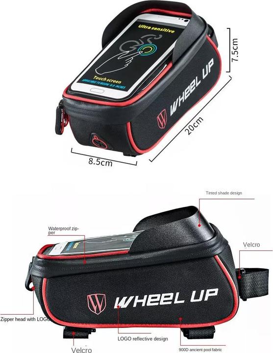 Produktbild Novidarte Wheel Up Fahrrad Lenker Tasche (Lenkertasche)