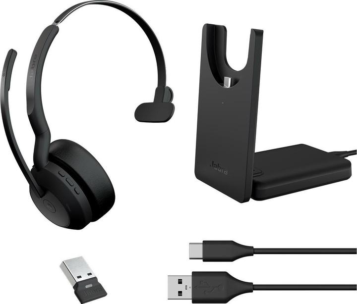 Actual product image Jabra Evolve2 55 MS (Wireless, USB-A)