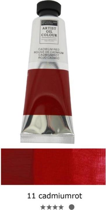 Produktbild Magi-Wap Artist 200ml Ölfarbe (Cadmiumrot, 200 ml)