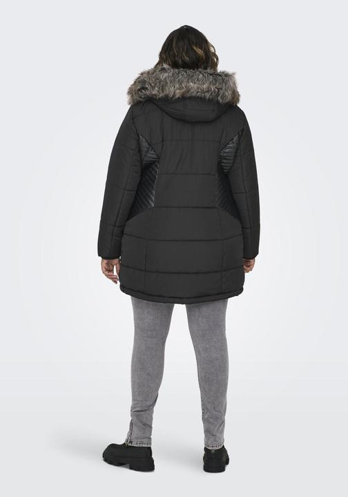 Image du produit Only Manteau à capuche en fourrure Curvy (L)