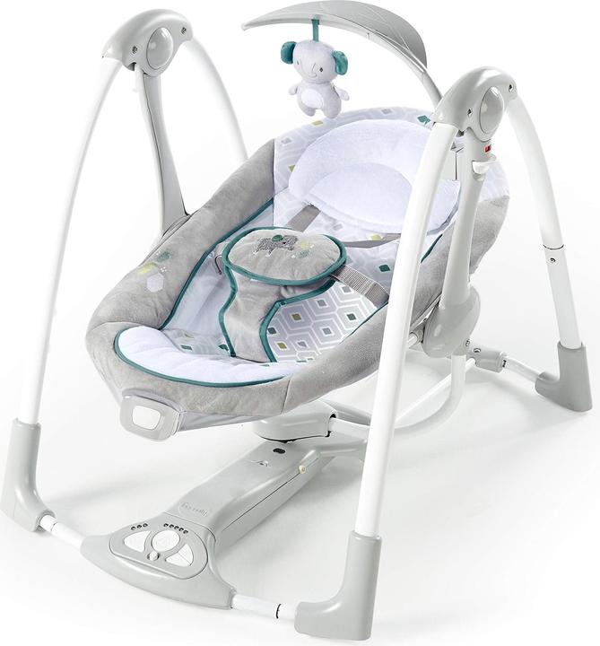 Ingenuity Altalena per bambini 2 in 1 pieghevole e portatile