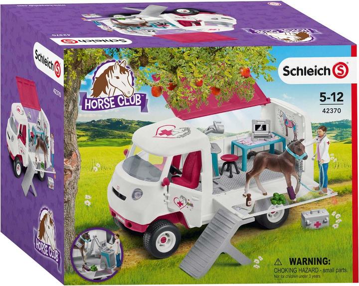 Actual product image Schleich Mobile veterinarian with Hanoverian foal