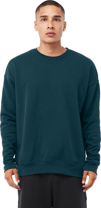 Actual product image Bella Canvas Unisex Adult Fleece Drop Shoulder Sweatshirt (M)