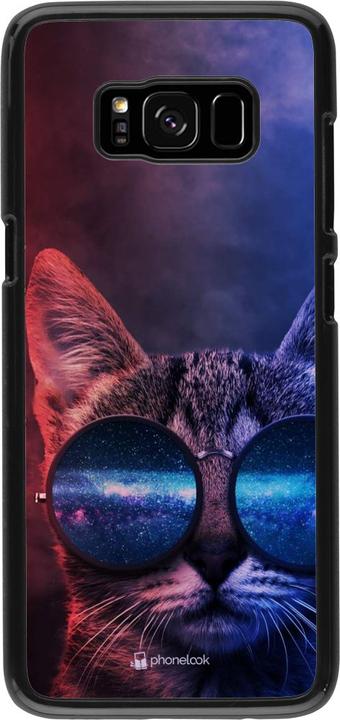 Produktbild PhoneLook Hülle Red Blue Cat Glasses (Samsung Galaxy S8)