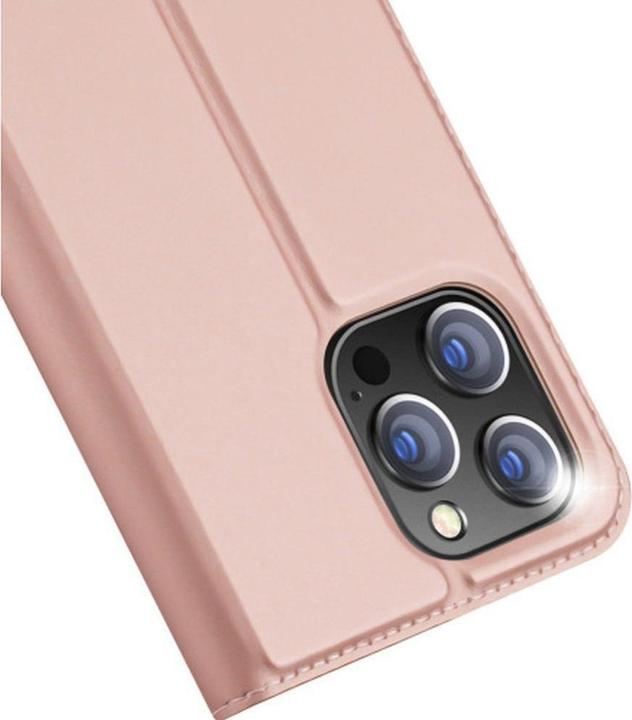 Produktbild Dux Ducis Skin Pro Wallet Case for iPhone 15 Pro Max - Pink (Apple iPhone 15 Pro Max)